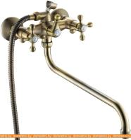 Смеситель Gross Aqua Retro Bronze 7016012BRL-D06 картинка