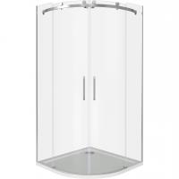 Душевой уголок GoodDoor ALTAIR R-TD-100-C-CH 100x100 стекла прозрачные (без поддона) картинка