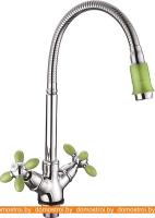 Смеситель Zerix LR84310G LL0066 (зеленый) картинка