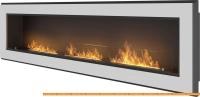 Биокамин SimpleFire Frame 1800 (нержавеющая сталь, со стеклом) картинка