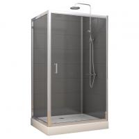 Душевой уголок New Trendy Varia 100x80 D-0054A/D-0043B картинка