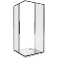 Душевой уголок GoodDoor IDEA CR-80-C-B 80x80 стекла прозрачные (без поддона) картинка