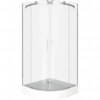 Душевой уголок GoodDoor Galaxy R-TD-90-C-CH 90x90 стекла прозрачные (без поддона) картинка