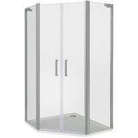 Душевой уголок GoodDoor PANDORA PNT-ТD-100-C-CH 100x100 стекла прозрачные (без поддона) картинка