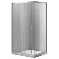 Душевой уголок BelBagno SELA-AH-2-100/80-Ch-Cr стекло шиншилла 100x80 картинка