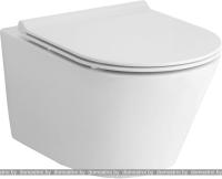 Унитаз Lucco Avva Rim Art 100314-101 с пневмокрышкой дюропласт картинка