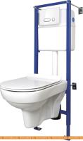 Унитаз Cersanit City New Clean On SET-CITYC/LPRO/S-DL/In-Wg-w картинка