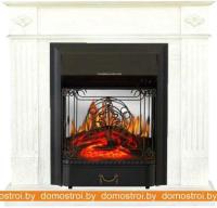 Комплект камина Smolcom Brighton STD-ASP с Royal Flame Majestic FX M Black (белый дуб) картинка