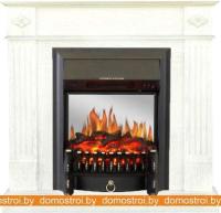 Комплект камина Smolcom Brighton STD-ASP с RealFlame Fobos-S Lux BL LT (бьянко белый) картинка