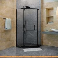 Душевой уголок RGW HO-081B 100x100 (черный/прозрачный) картинка