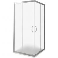 Душевой уголок GoodDoor INFINITY CR-80-G-CH 80x80 стекла Grape (без поддона) картинка
