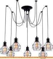 Подвесная люстра Arte Lamp Spider A1109SP-7BK картинка