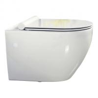 Подвесной унитаз BelBagno Sfera-R [BB513CH + BB209SC] с сиденьем картинка