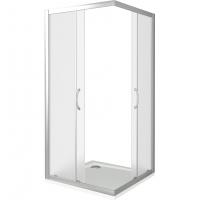Душевой уголок GoodDoor LATTE CR-90-G-WE  90x90 стекла Grape (без поддона) картинка