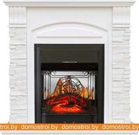 Комплект камина Smolcom Alioth New STD-ASP с Royal Flame Majestic FX M Black (бьянко) картинка