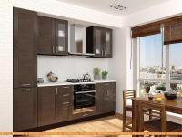 Кухня Vivat Mebel Лофт-02 (wenge veralinga) картинка