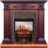 Комплект камина Smolcom Verona STD-ASP с RealFlame Fobos-S Lux BL LT (махагон антик) картинка