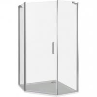 Душевой уголок GoodDoor FANTASY PNT-100-C-CH 100x100 стекла прозрачные (без поддона) картинка