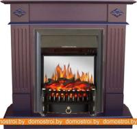 Комплект камина Smolcom Brighton STD-ASP с RealFlame Fobos-S Lux BL LT (махагон антик) картинка