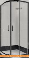 Душевой уголок RGW CL-53B 80x80 (черный/прозрачное стекло) картинка