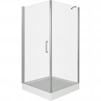 Душевой уголок GoodDoor FANTASY CR-100-С-CH 100x100 стекла прозрачные (без поддона) картинка