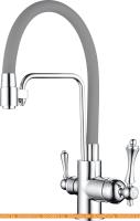 Смеситель Ganzer Silestis GZ 77025 H картинка