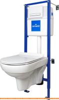 Унитаз Cersanit Link Pro с City New Clean On S-SET-CITYC-LPRO-S-DL-WG-w картинка