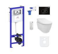 Комплект инсталляции и унитаза 6 в 1 Lavinia Boho Smart F-Control Multi 3940013R картинка