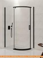 Душевой уголок NEW TRENDY New Komfort Black 120x85 K-0471 картинка