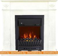 Комплект камина Smolcom Brighton STD-ASP с Royal Flame Aspen Black (бьянко белый) картинка