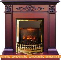 Комплект камина Smolcom Verona STD-ASP с Dimplex Atherton (махагон коричневый антик) картинка