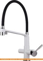 Смеситель Gappo G4398-9 (белый/черный) картинка