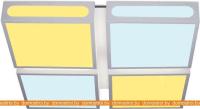 Потолочная люстра Ambrella light Comfort FS1888 WH/SD картинка