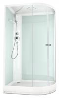 Душевая кабина Domani-Spa Delight 128 120x80 L (прозрачное стекло / белые стенки) картинка