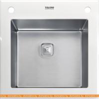 Кухонная мойка Tolero Ceramic glass TG-500 (белый) картинка