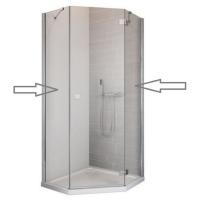 Комплект неподвижных стенок S Radaway Essenza New PTJ 80x100x200 [385054-01-01] картинка