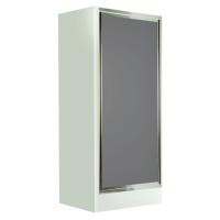 Душевая дверь Deante Flex KTL 411D 90x185 графитовое стекло картинка