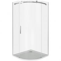 Душевой уголок GoodDoor ALTAIR R-100-C-CH 90x90 стекла прозрачные (без поддона) картинка