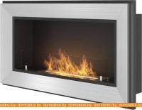 Биокамин SimpleFire Frame 900 (нержавеющая сталь, со стеклом) картинка