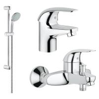 Промо-набор для ванны и умывальника Grohe Euroeco 124428 картинка