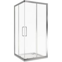 Душевой уголок GoodDoor NEO CR-80-C-CH 80x80 стекла прозрачные (без поддона) картинка