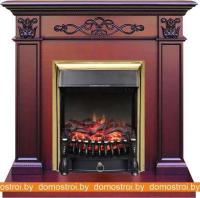 Комплект камина Smolcom Verona STD-ASP с RealFlame Fobos-S Lux BR (махагон антик) картинка