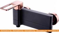Смеситель IDDIS Slide SLIBG00i02 (черный/розовое золото) картинка