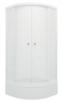 Душевой уголок Triton Стандарт В1 100x100 белый лен картинка