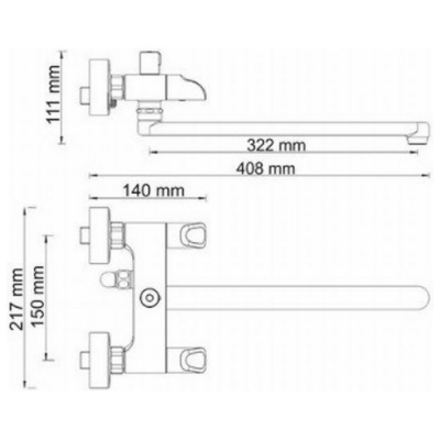 Смеситель WasserKraft Lossa 1202L фотография