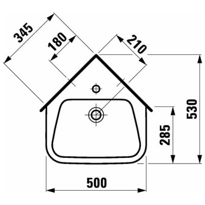 Умывальник Laufen Moderna Plus 50*28.5 8165410001041 фотография