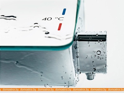 Смеситель Hansgrohe Ecostat Select (хром/белый) 13161000 фотография