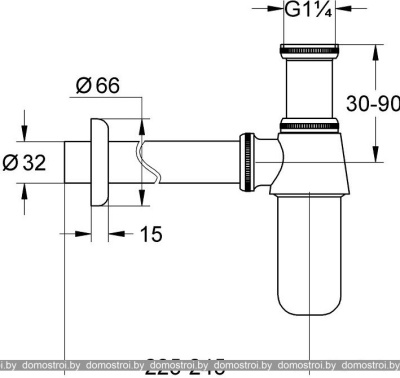 Сифон с переливом Grohe 28920000 фотография