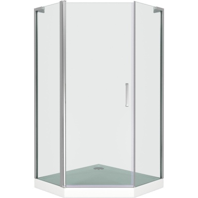 Душевой уголок GoodDoor PANDORA PNT-90-C-CH 90x90 стекла прозрачные (без поддона) фотография