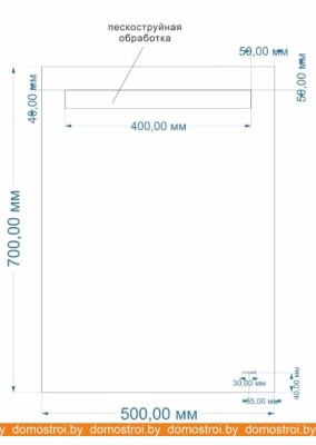 Зеркало Cersanit LED 010 50х70 фотография